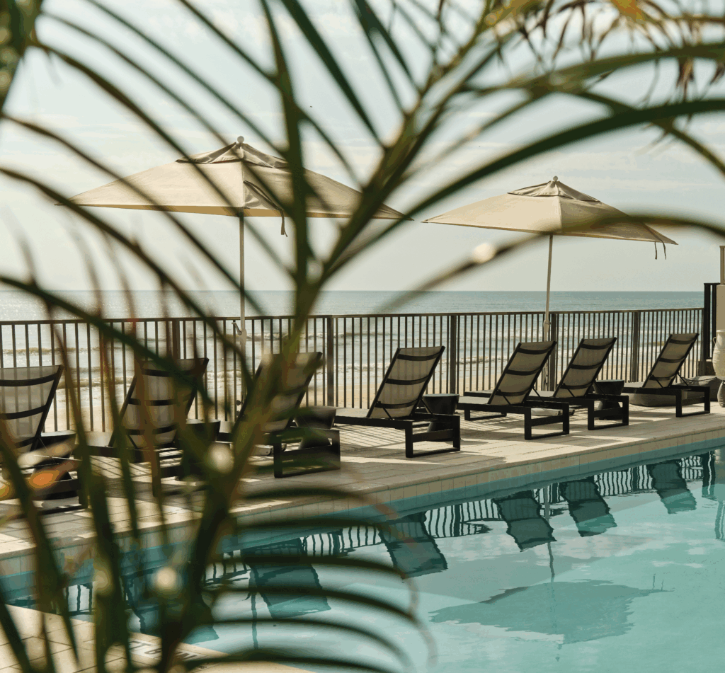 Ambros Daytona Beach Shores Hotel pool ocean view